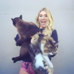 kesha and cat