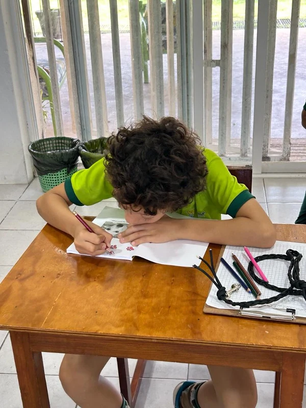 coloring in the magic mission book