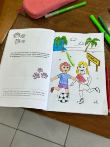 the magic mission book colored