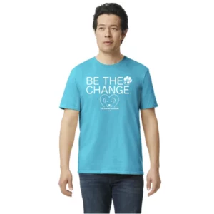Be the Change T-Shirt – with The Magic Mission Logo