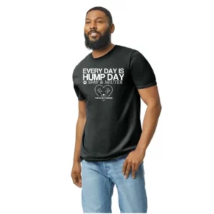 Every Day is Hump Day T-Shirt – with The Magic Mission Logo