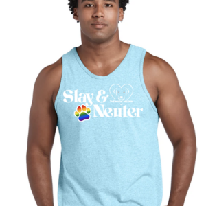 Slay and Neuter Tank Top – With The Magic Mission Logo