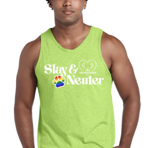 Slay and Neuter Tank Top – With The Magic Mission Logo